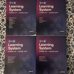 SHRM-CP/SHRM-SCP Learning System Books